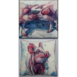 Divine Swine: Big-pig pillow and Little-pig pillow